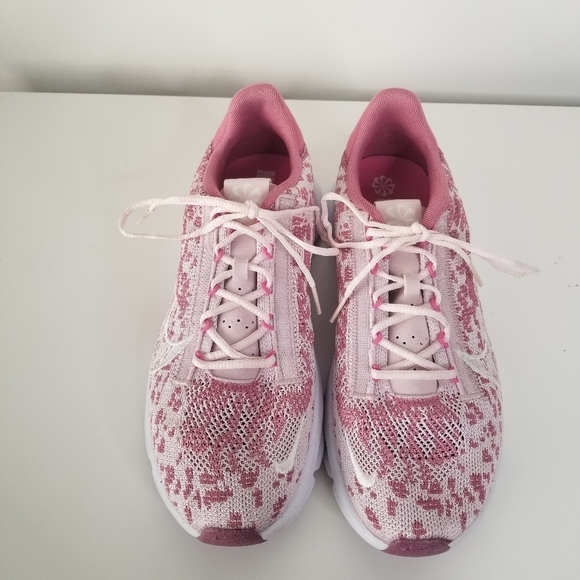 Nike SuperRep Go 3 Flyknit Next Nature Sneakers Berry/Silver Size 11 - Picture 6 of 12